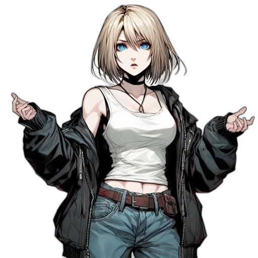 jacket, staff, weapon, animal transparent PNG cut-out