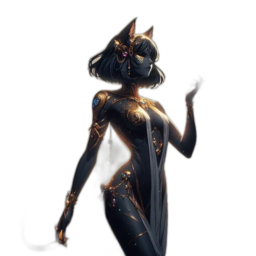 dress, mask, creature, jewelry transparent PNG cut-out