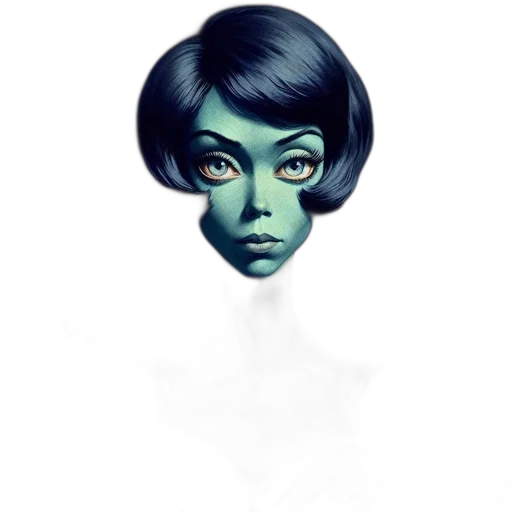 face, mask, robot, creature transparent PNG cut-out
