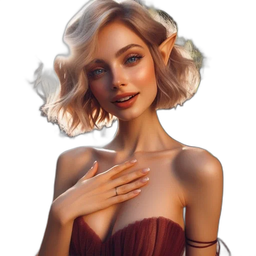 face, dress, jewelry, crown transparent PNG cut-out