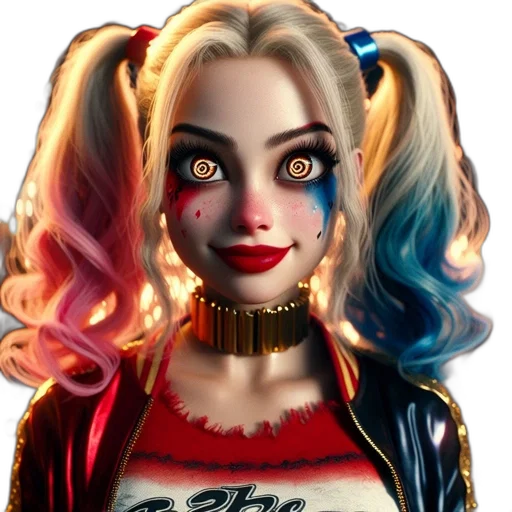 face, comic book art, concept art, 3d render transparent PNG cut-out