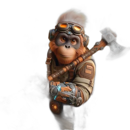 staff, animal, weapon, creature transparent PNG cut-out