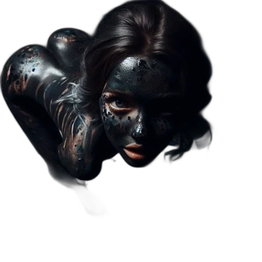 mask, face, weapon, creature transparent PNG cut-out