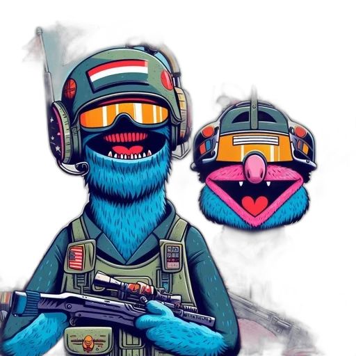 mask, concept art, pixel art, cyberpunk transparent PNG cut-out