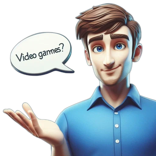 robot, face, staff, 3d render transparent PNG cut-out