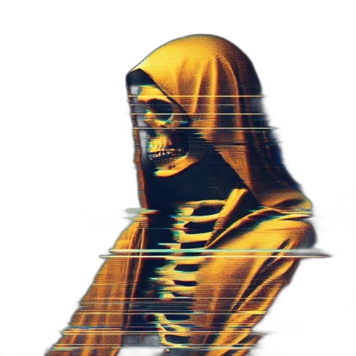 mask, robot, face, jacket transparent PNG cut-out