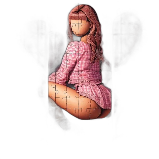 dress, jacket, robot, face transparent PNG cut-out