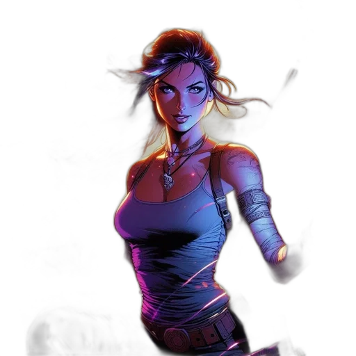 weapon, comic book art, concept art, fantasy art transparent PNG cut-out