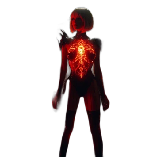 robot, creature, mask, dress transparent PNG cut-out