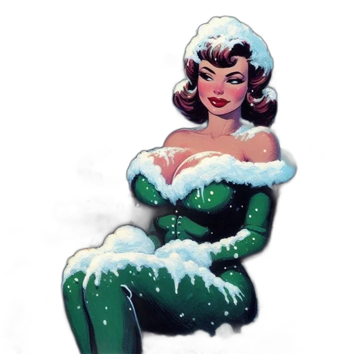 dress, comic book art, concept art, cartoon transparent PNG cut-out