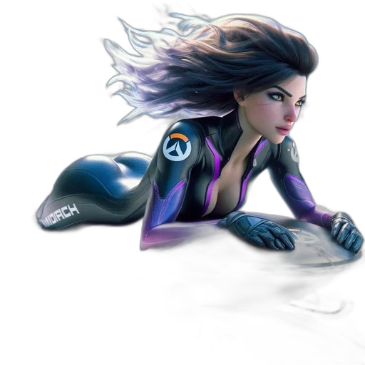 concept art, comic book art, fantasy art, 3d render transparent PNG cut-out
