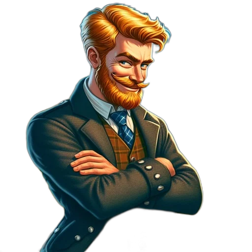 staff, face, comic book art, concept art transparent PNG cut-out