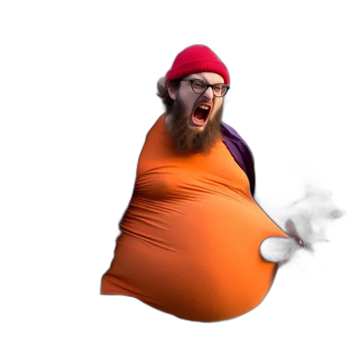 creature, food, animal, hat transparent PNG cut-out