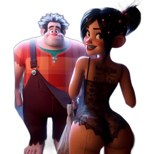 concept art, cartoon, 3d render, comic book art transparent PNG cut-out