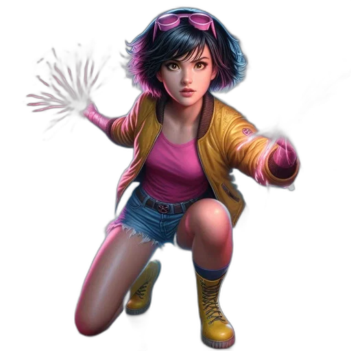 weapon, staff, jacket, concept art transparent PNG cut-out