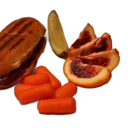 food, plate, sandwich, pickles transparent PNG cut-out