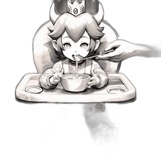 crown, robot, food, concept art transparent PNG cut-out