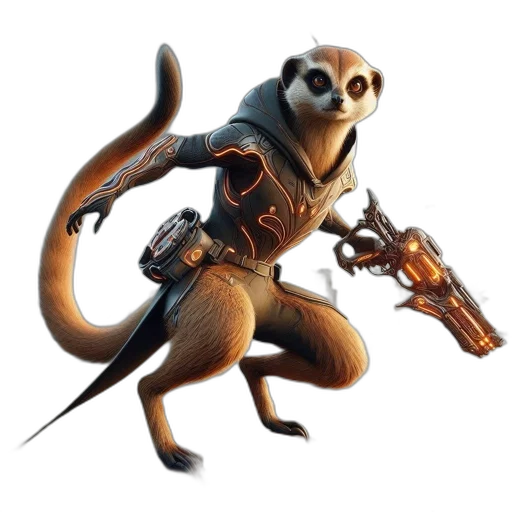 animal, weapon, staff, creature transparent PNG cut-out