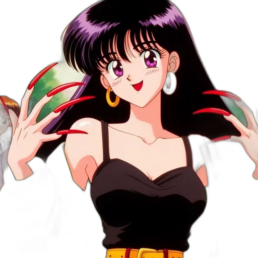 anime, vaporwave, concept art, cartoon transparent PNG cut-out