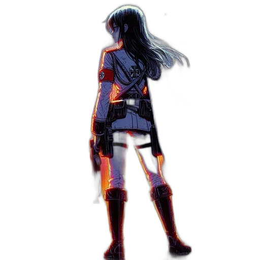 jacket, weapon, sword, staff transparent PNG cut-out