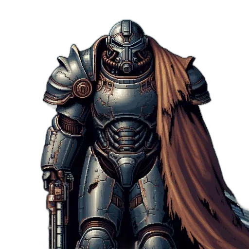 robot, sword, concept art, fantasy art transparent PNG cut-out