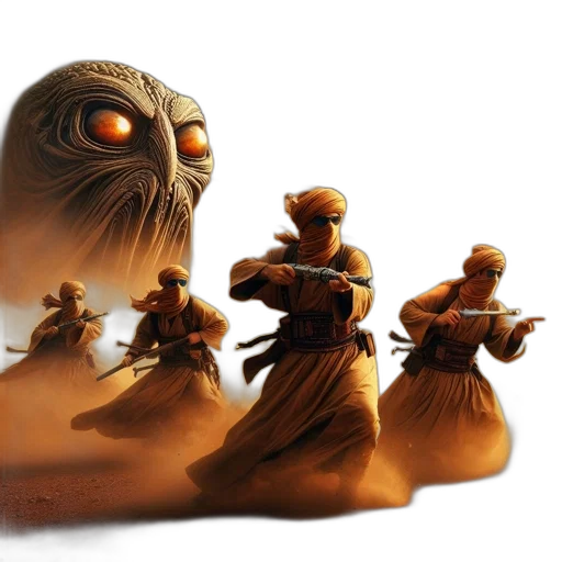 concept art, fantasy art, comic book art, 3d render transparent PNG cut-out