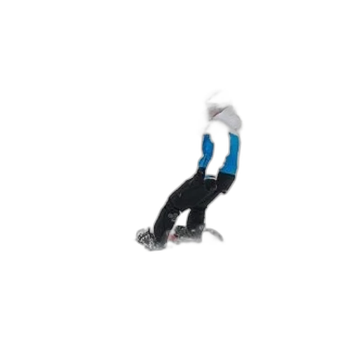robot, creature, hair, staff transparent PNG cut-out
