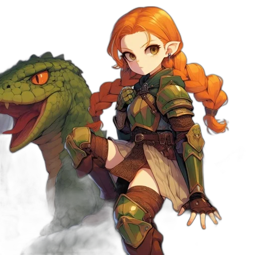 dragon, weapon, creature, staff transparent PNG cut-out