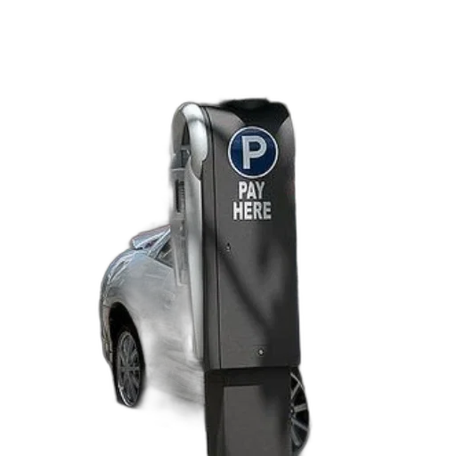 car, robot, parking, meter transparent PNG cut-out