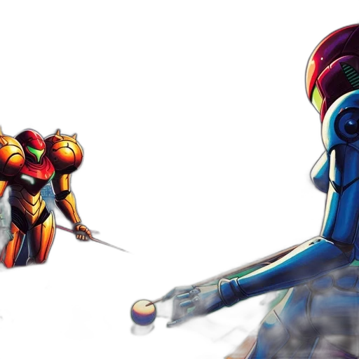 robot, concept art, comic book art, fantasy art transparent PNG cut-out