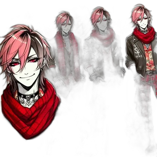 jacket, concept art, anime, fantasy art transparent PNG cut-out