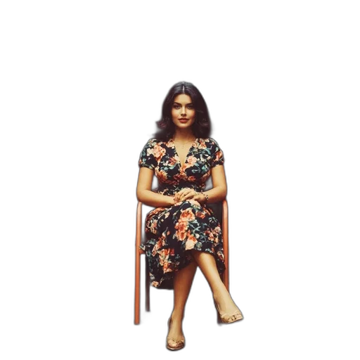 dress, furniture, face, umbrella transparent PNG cut-out