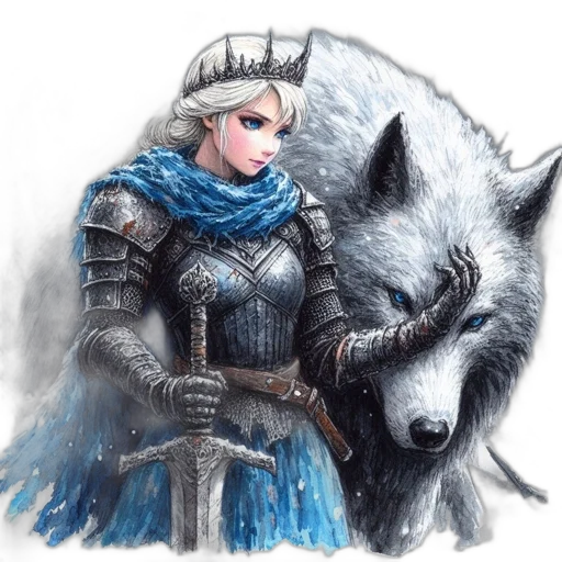 sword, dragon, weapon, fantasy art transparent PNG cut-out