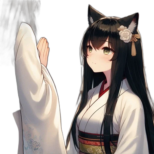 staff, weapon, dragon, dress transparent PNG cut-out