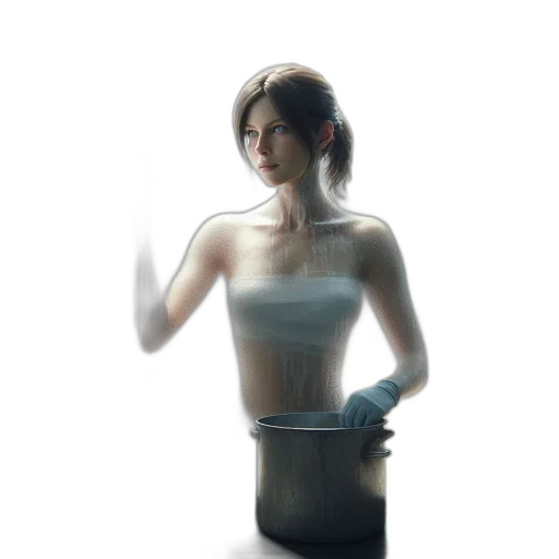 dress, robot, jewelry, creature transparent PNG cut-out
