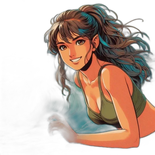 watercolor, concept art, fantasy art, photorealistic transparent PNG cut-out