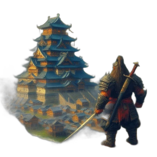 sword, dragon, weapon, staff transparent PNG cut-out