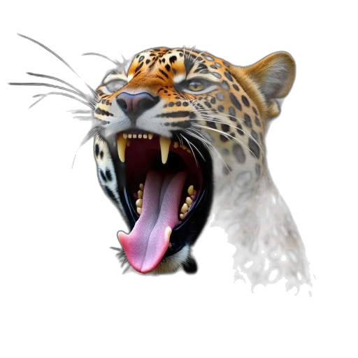 animal, creature, 3d render, photorealistic transparent PNG cut-out