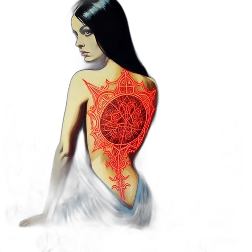 dress, fantasy art, concept art, watercolor transparent PNG cut-out