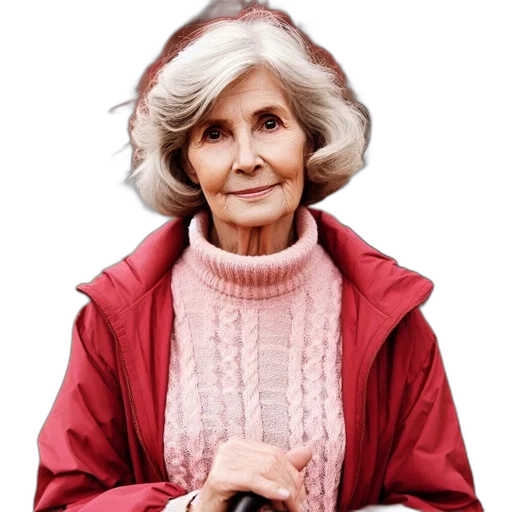jacket, face, dress, staff transparent PNG cut-out