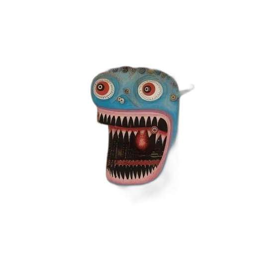 mask, creature, staff, face transparent PNG cut-out