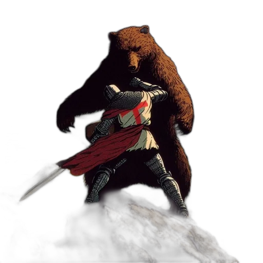 animal, sword, concept art, fantasy art transparent PNG cut-out
