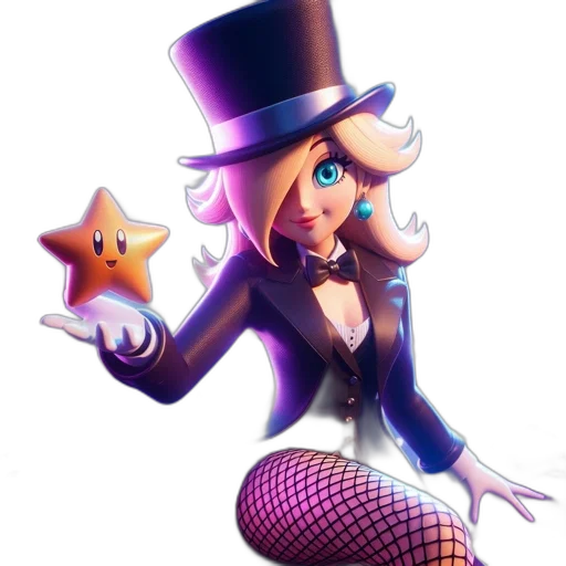 staff, hat, concept art, 3d render transparent PNG cut-out