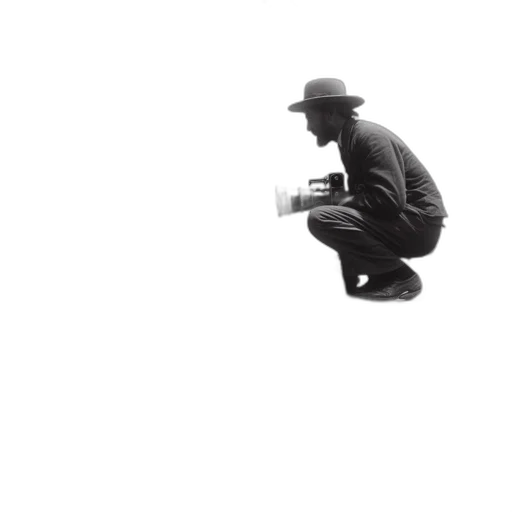 hat, robot, staff, jacket transparent PNG cut-out