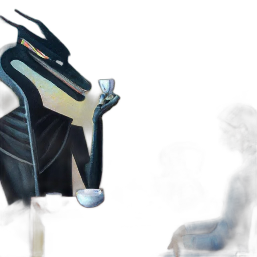 mask, dragon, robot, creature transparent PNG cut-out