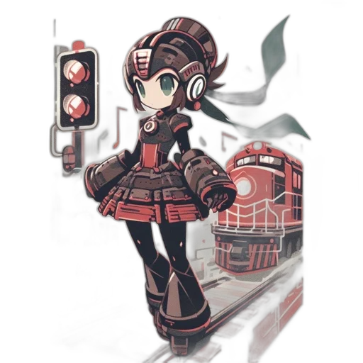 robot, staff, dress, weapon transparent PNG cut-out
