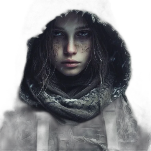 face, mask, jacket, weapon transparent PNG cut-out
