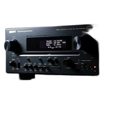 front, sony, receiver, all transparent PNG cut-out
