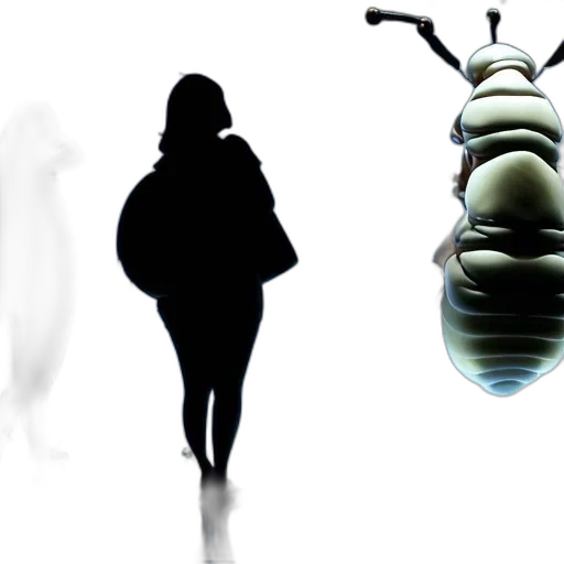 creature, animal, 3d render, concept art transparent PNG cut-out