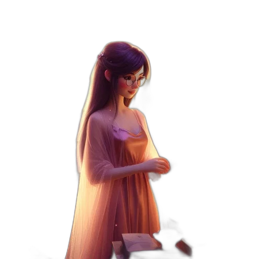 dress, staff, robot, jewelry transparent PNG cut-out